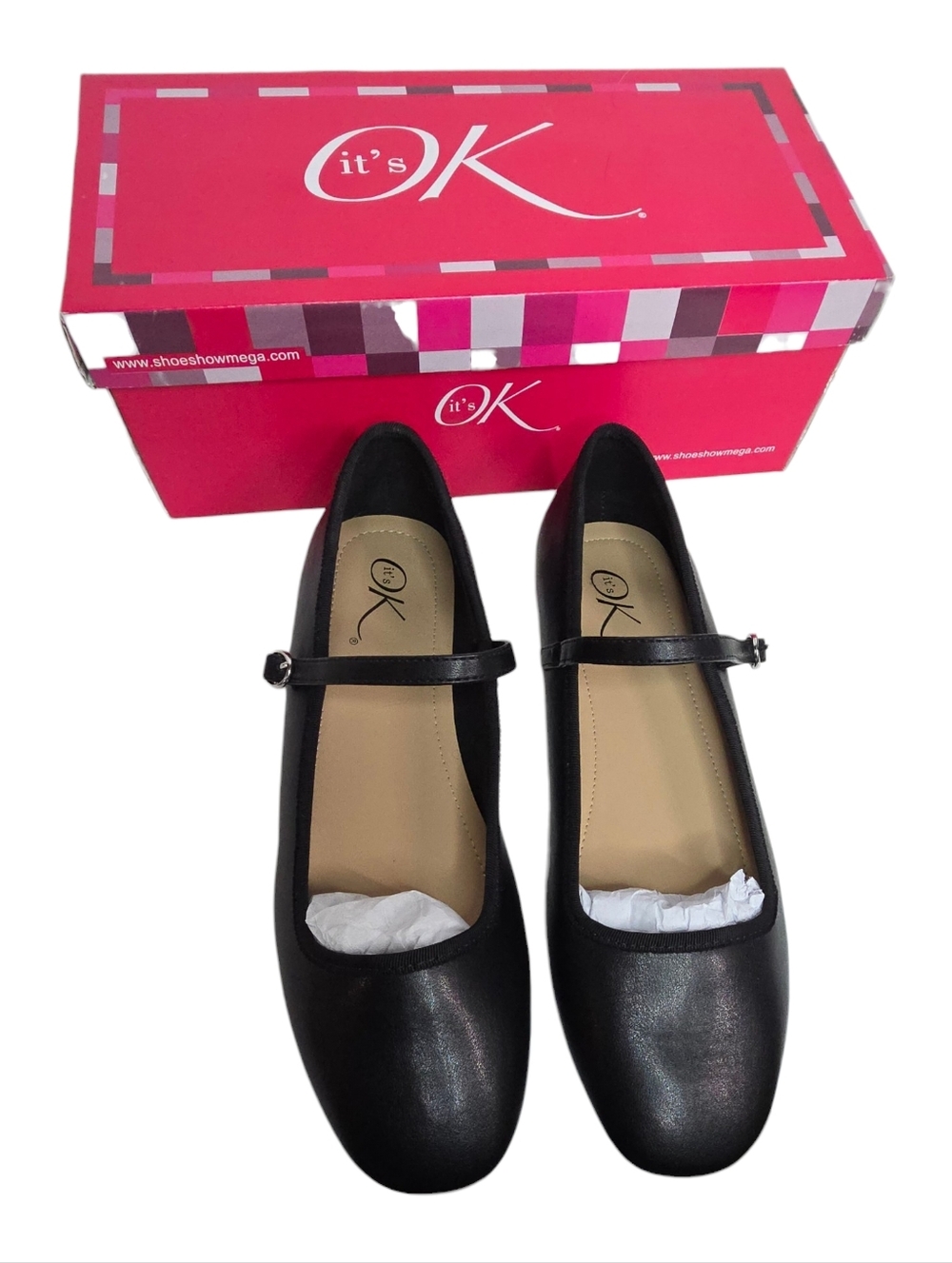 Black "Mary Jane" Flats - Picture 3 of 9